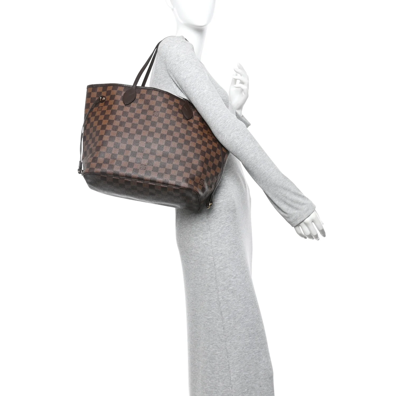 Damier Ebene Neo Neverfull MM Rose Ballerine - Image 2