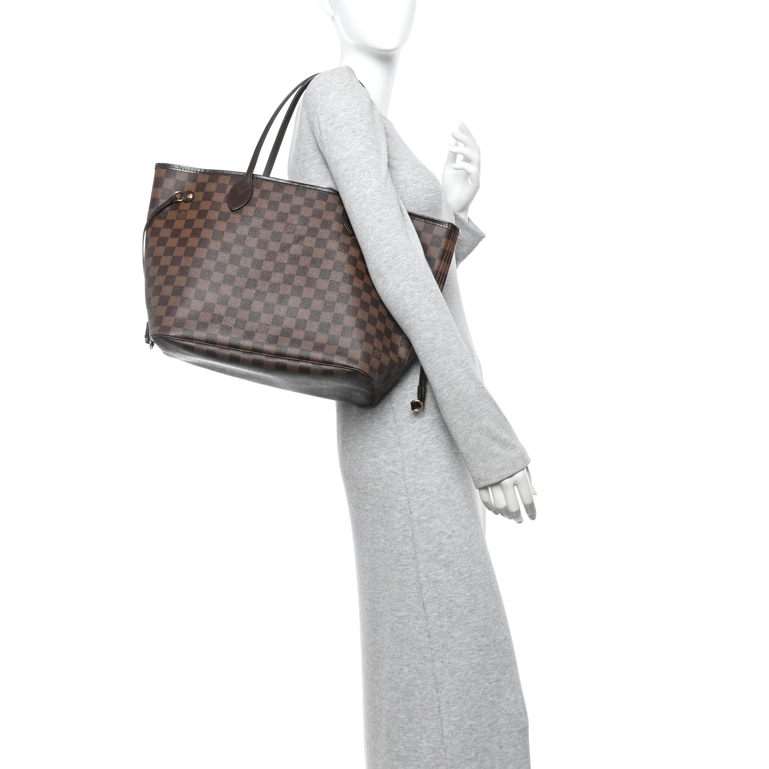Damier Ebene Neo Neverfull MM Rose Ballerine - Image 2