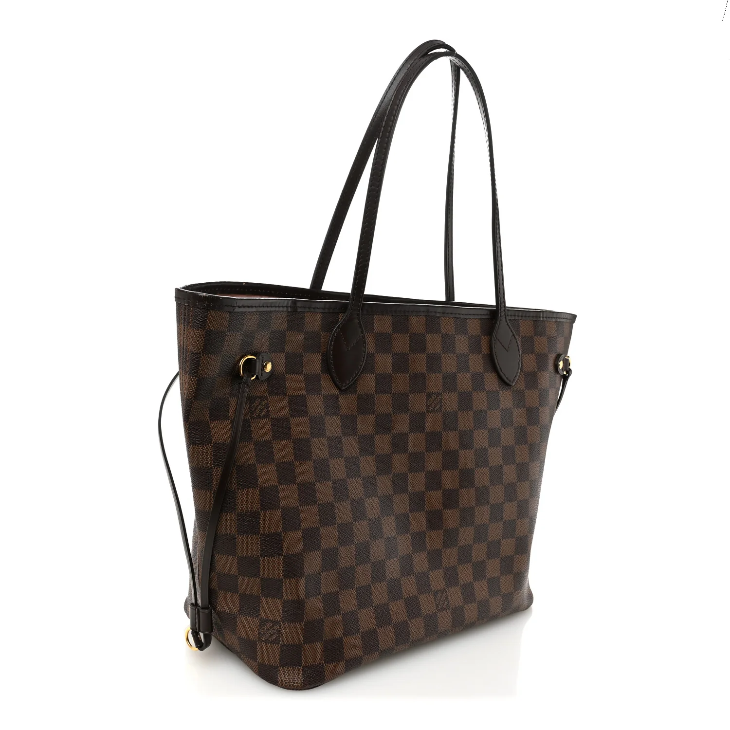 Damier Ebene Neo Neverfull MM Rose Ballerine - Image 3