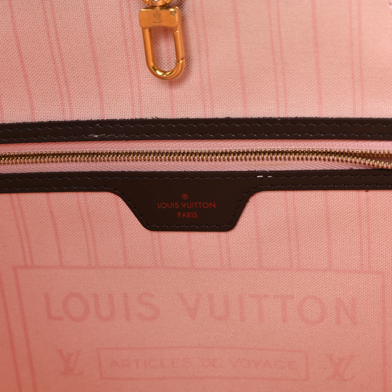 Damier Ebene Neo Neverfull MM Rose Ballerine - Image 7