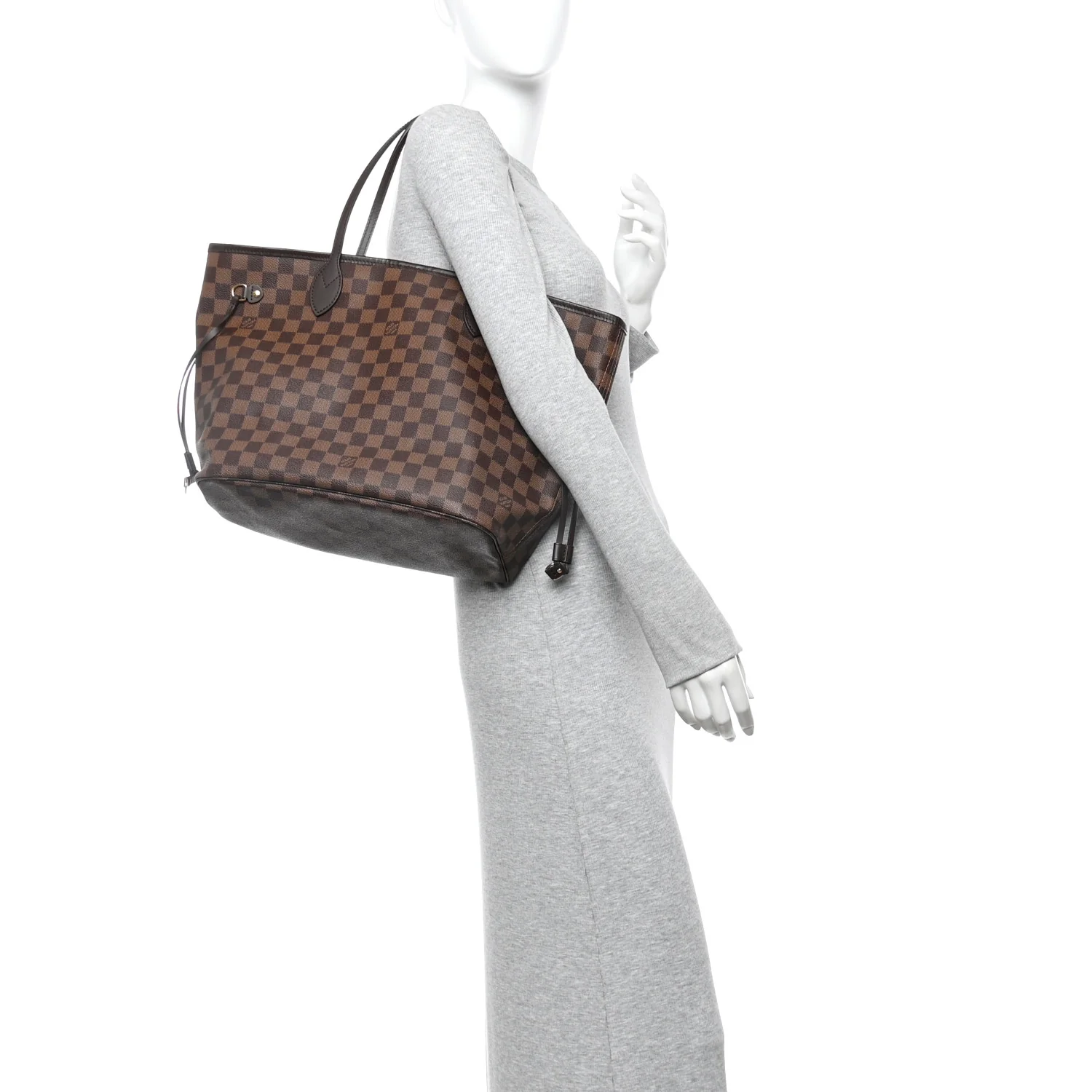 Damier Ebene Neo Neverfull MM Rose Ballerine - Image 2