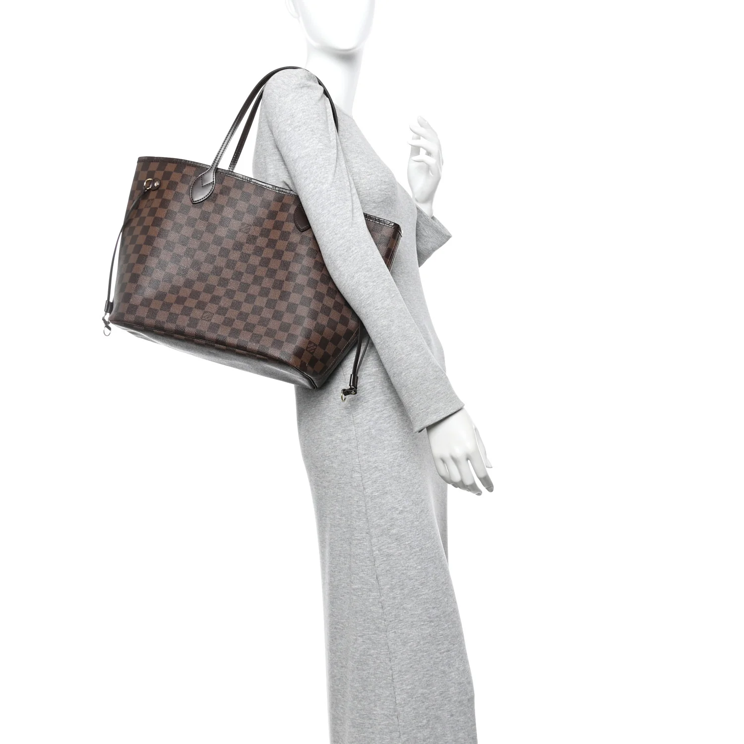 Damier Ebene Neo Neverfull MM Rose Ballerine - Image 2