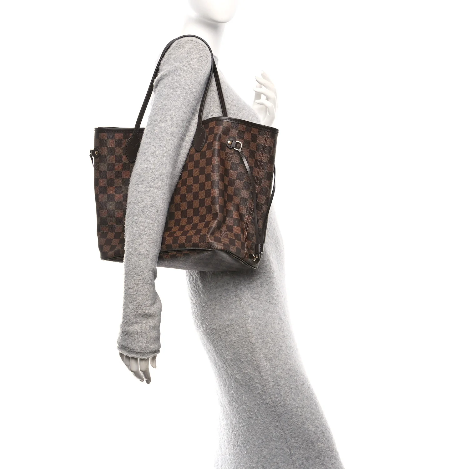 Damier Ebene Neo Neverfull MM Rose Ballerine - Image 2