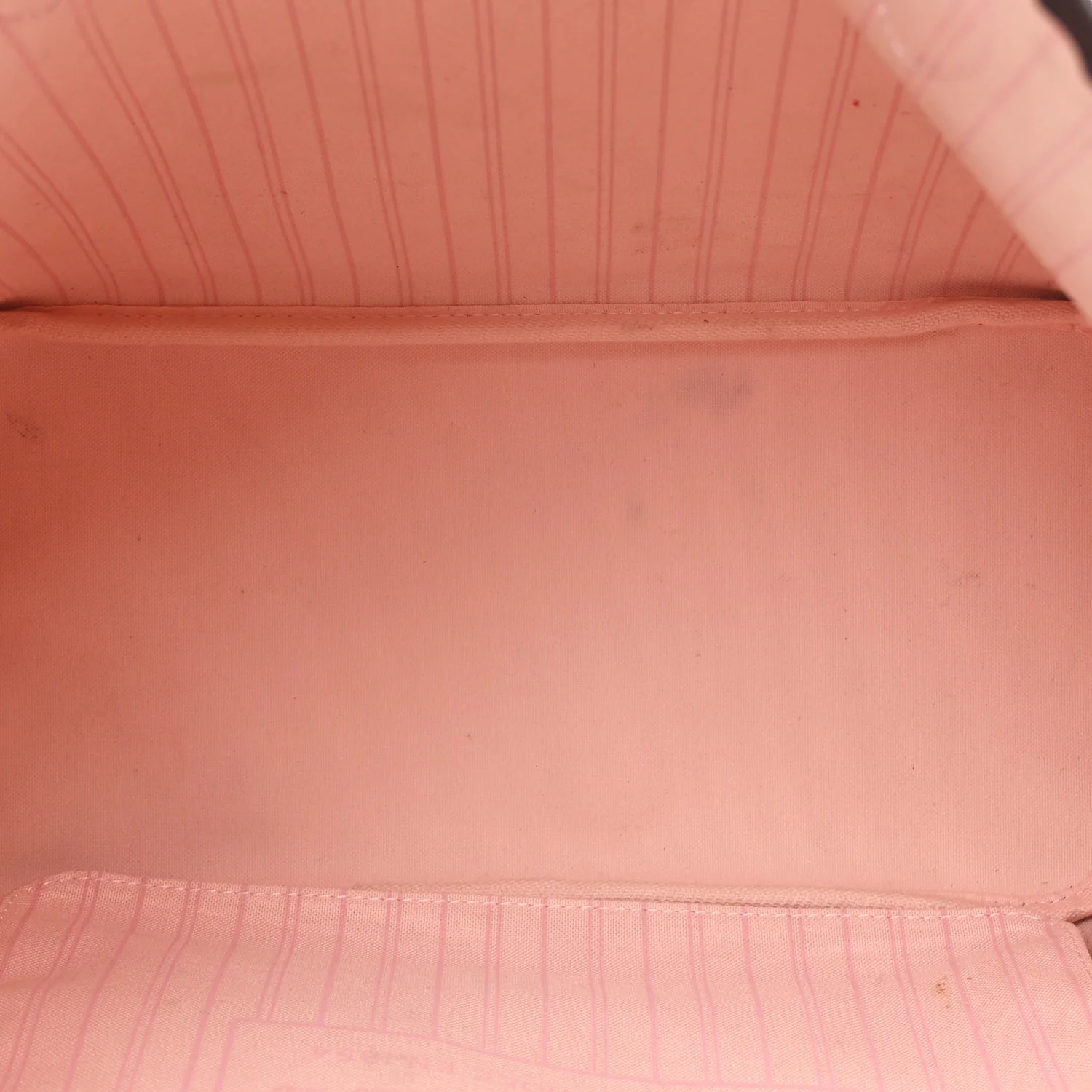Damier Ebene Neo Neverfull MM Rose Ballerine - Image 13