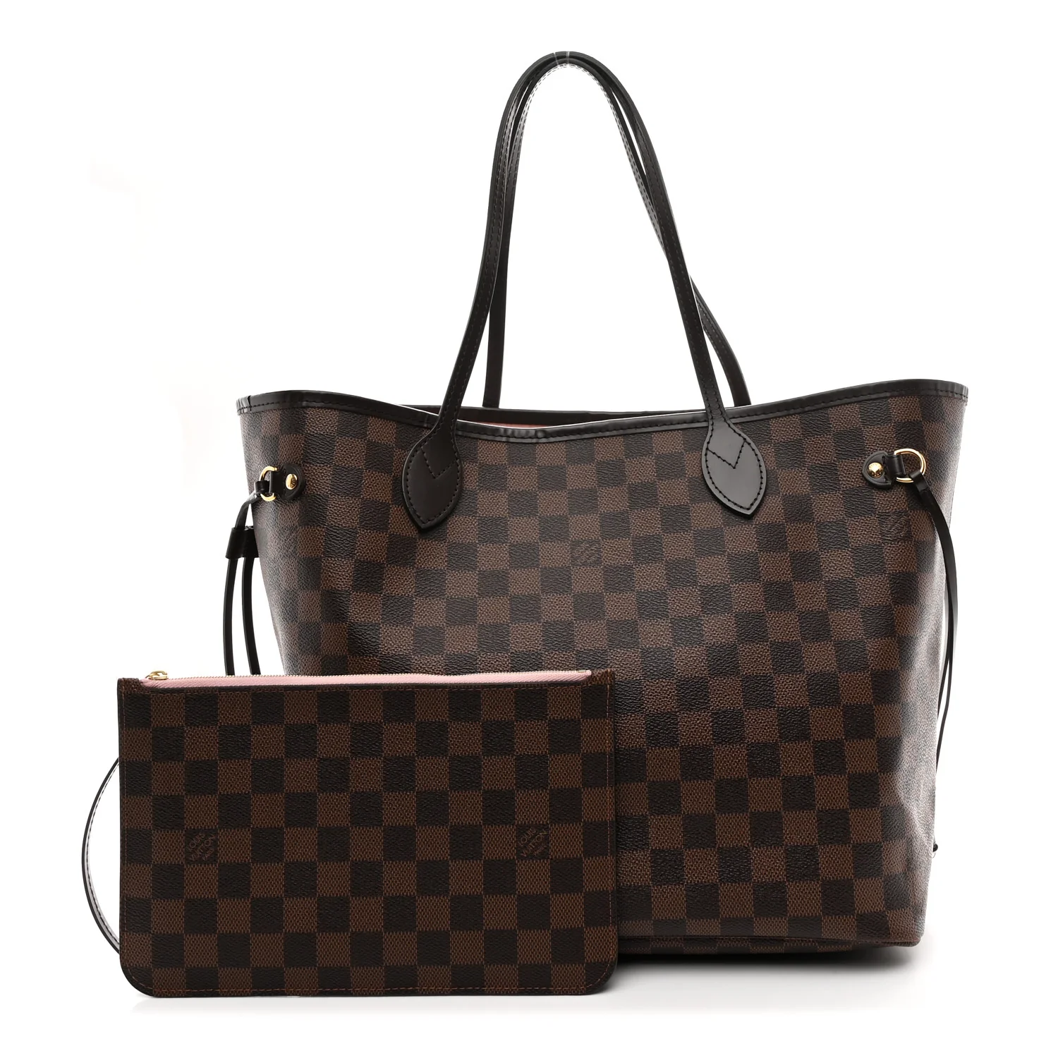 Damier Ebene Neo Neverfull MM Rose Ballerine - Image 3