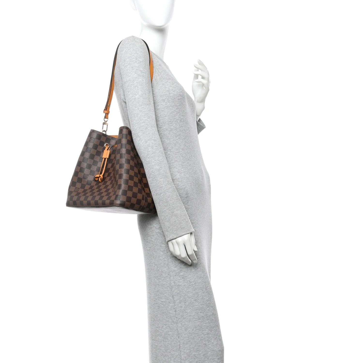 Damier Ebene Neonoe MM Safran - Image 2
