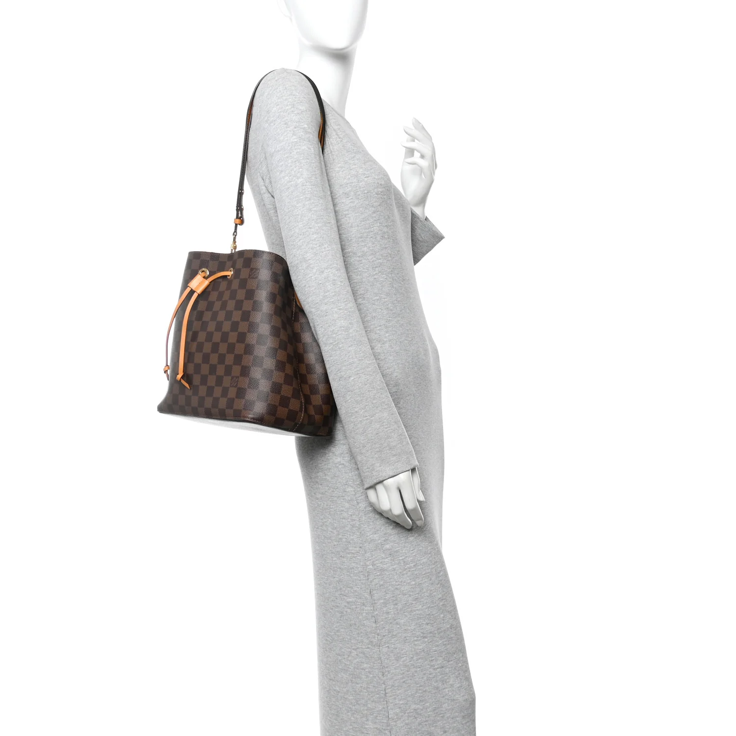 Damier Ebene Neonoe MM Safran - Image 2