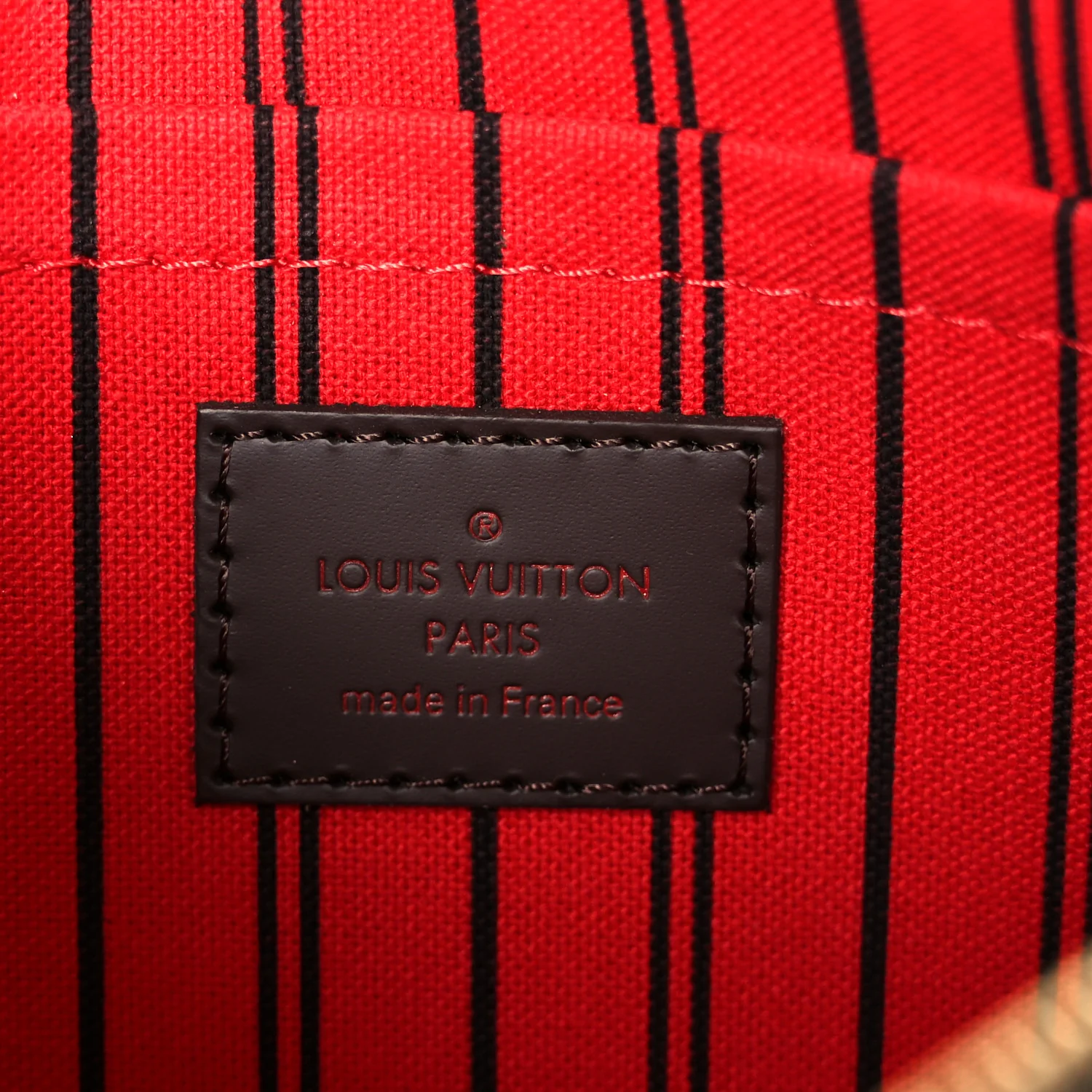 Damier Ebene Neverfull MM GM Pochette - Image 6