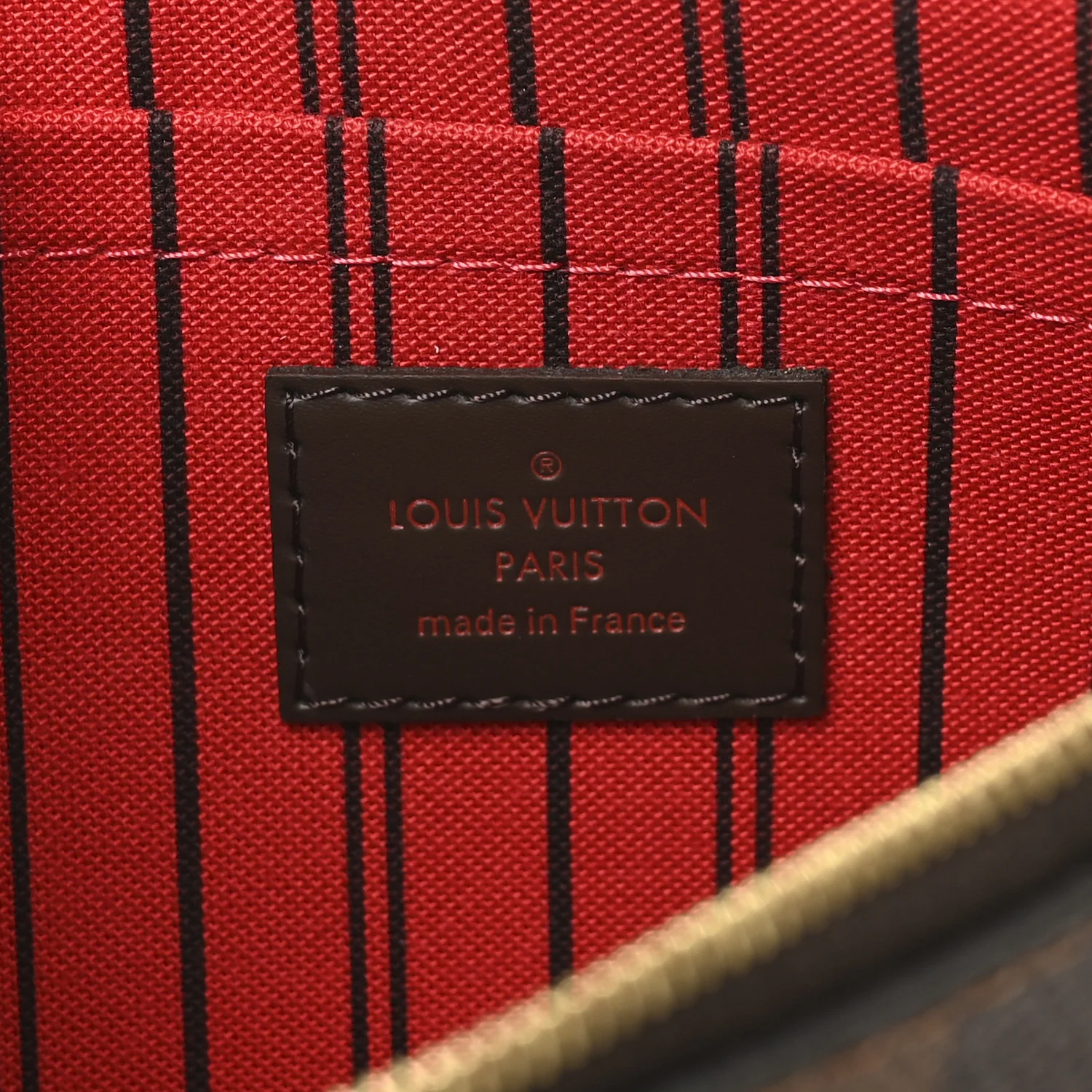 Damier Ebene Neverfull MM GM Pochette - Image 6