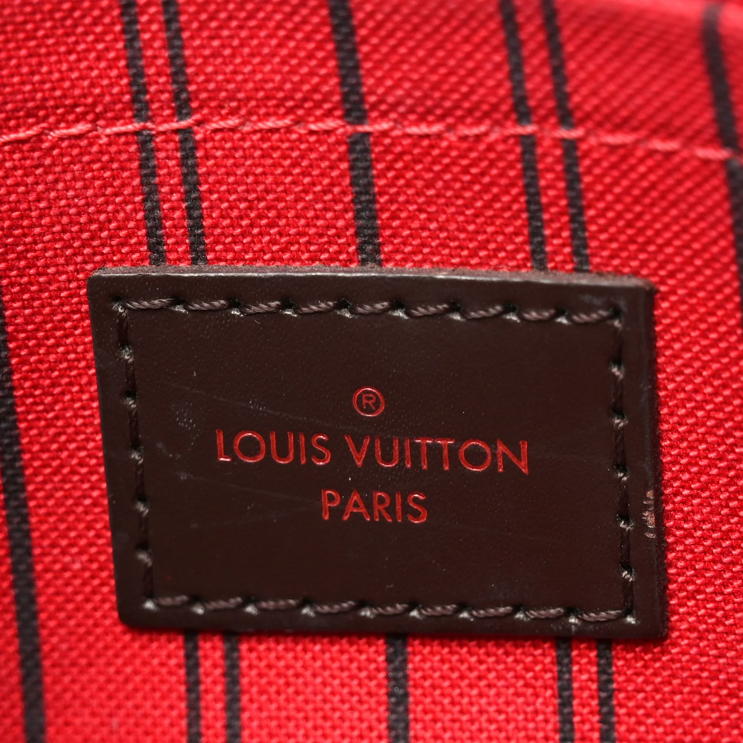 Damier Ebene Neverfull MM GM Pochette - Image 6