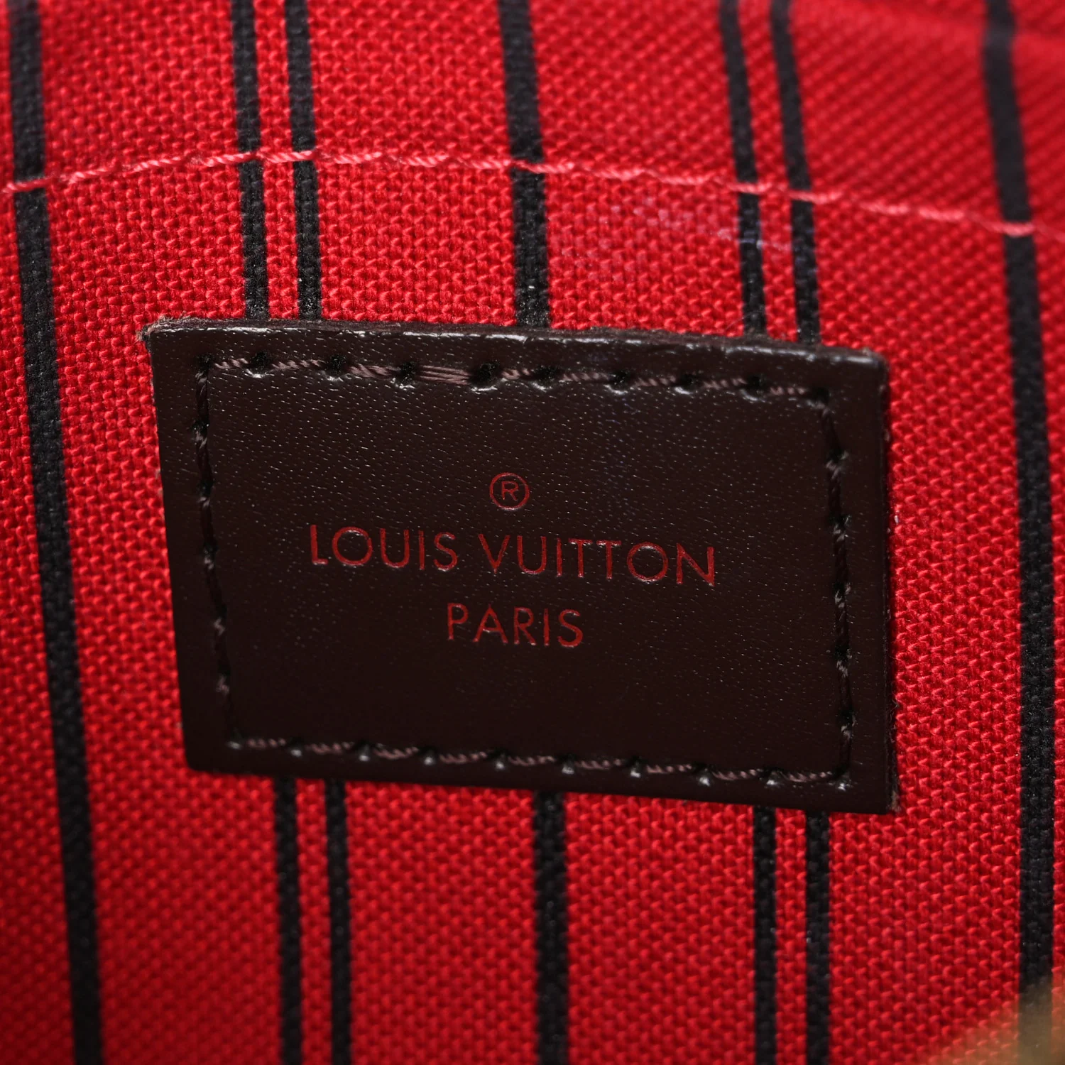 Damier Ebene Neverfull MM GM Pochette - Image 6