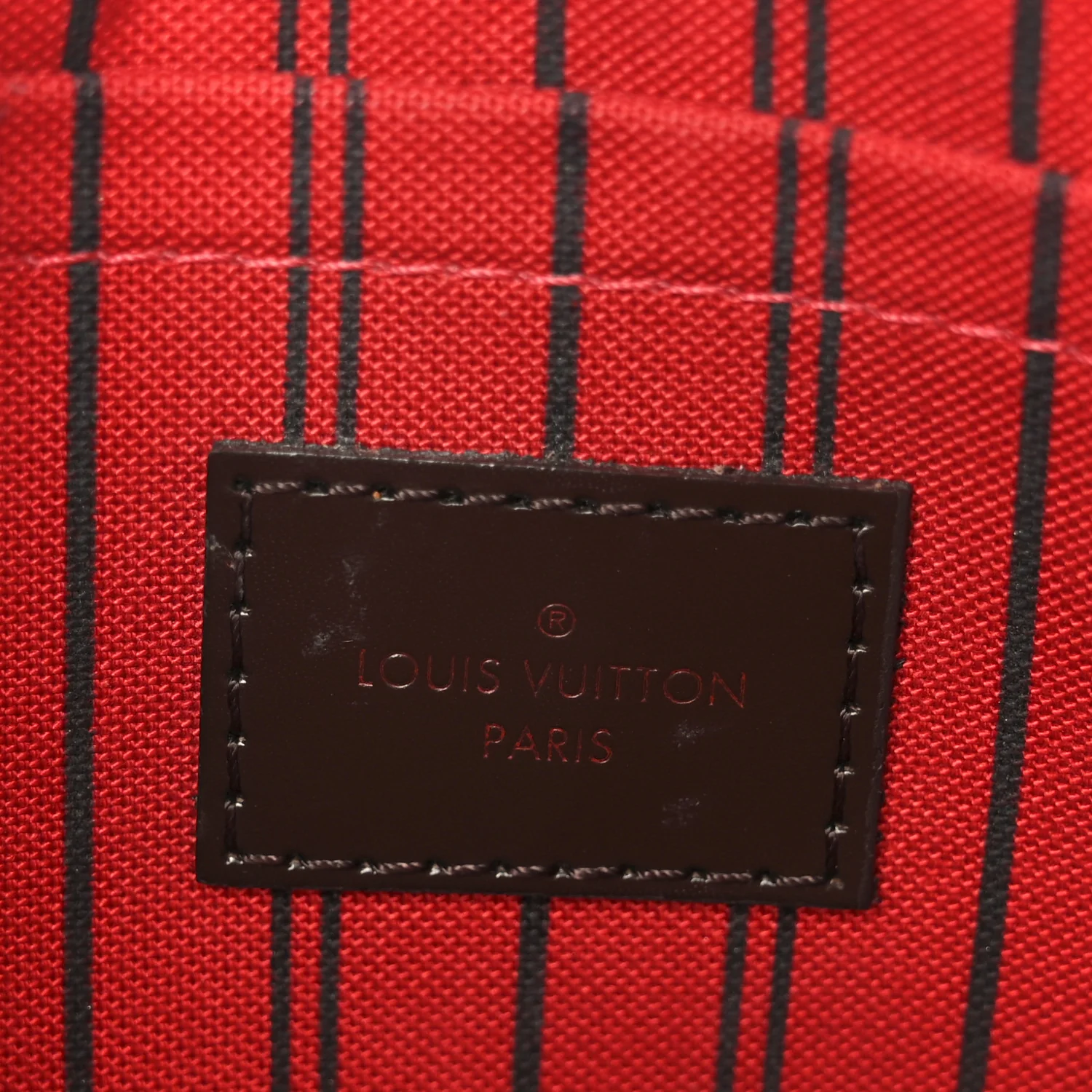 Damier Ebene Neverfull MM GM Pochette - Image 6
