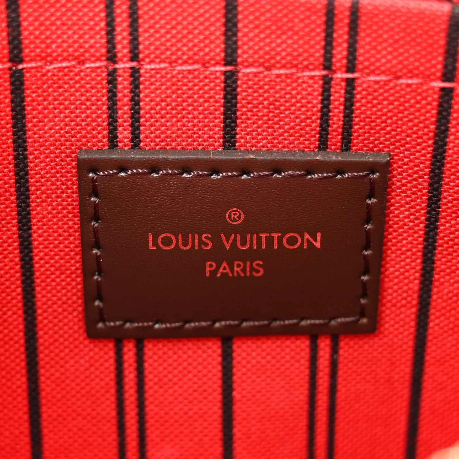Damier Ebene Neverfull MM GM Pochette - Image 6