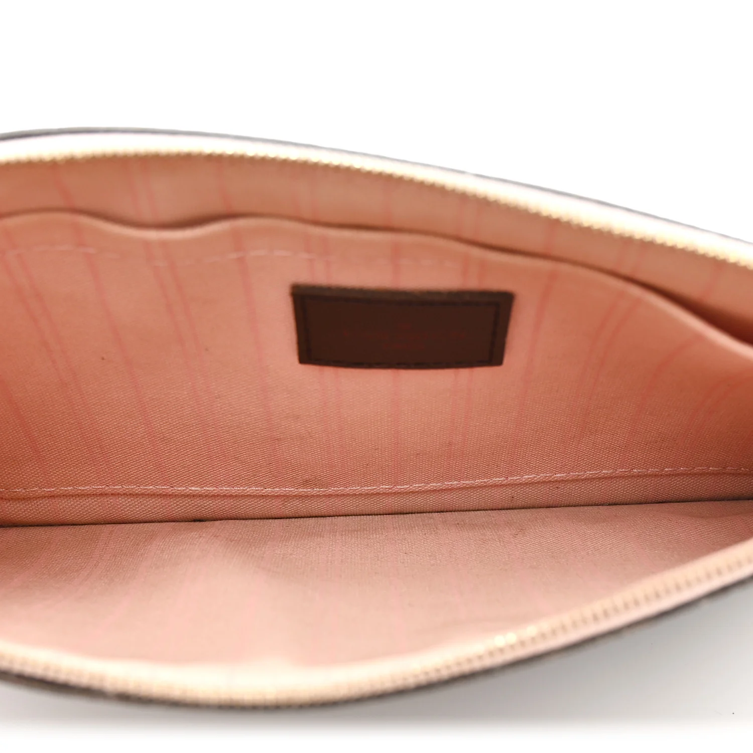 Damier Ebene Neverfull MM GM Pochette Rose Ballerine - Image 5