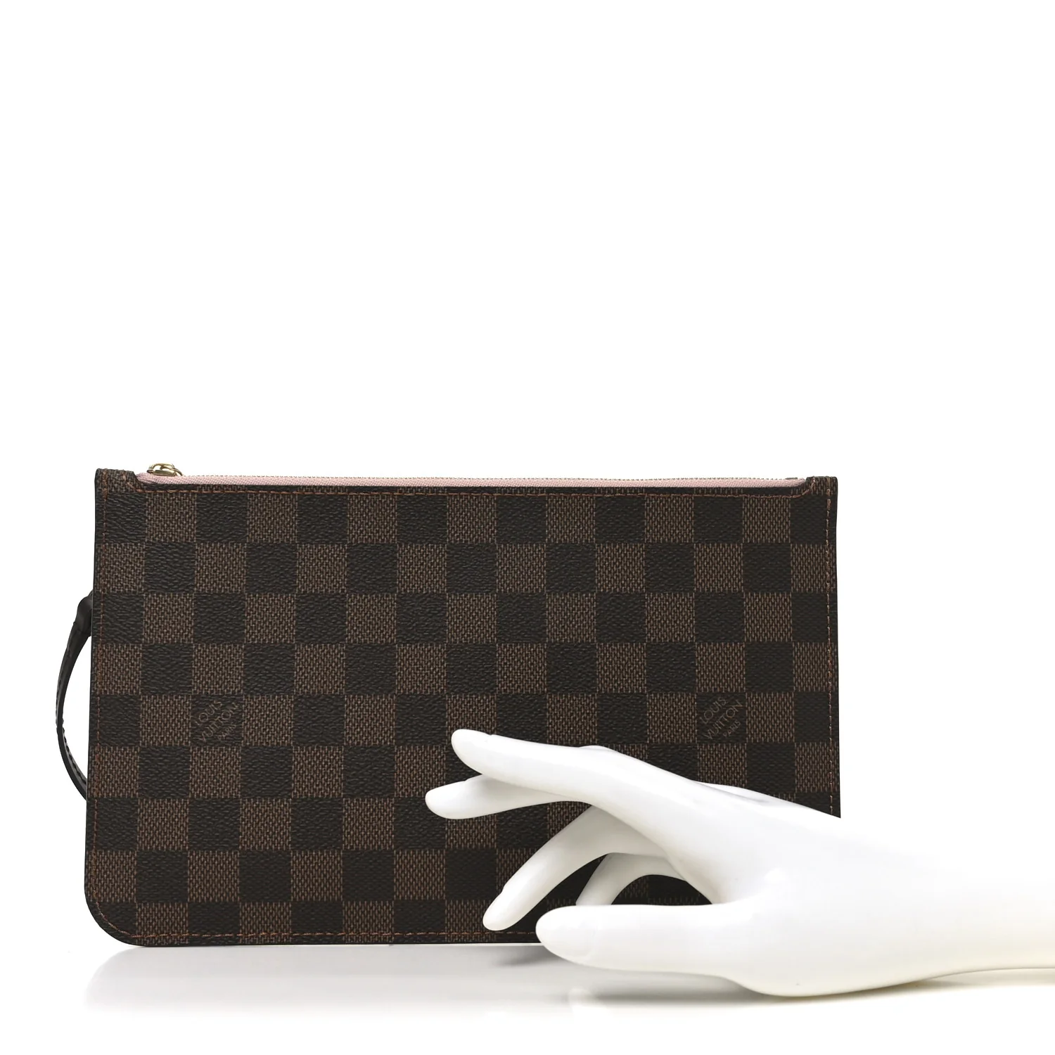 Damier Ebene Neverfull MM GM Pochette Rose Ballerine - Image 2