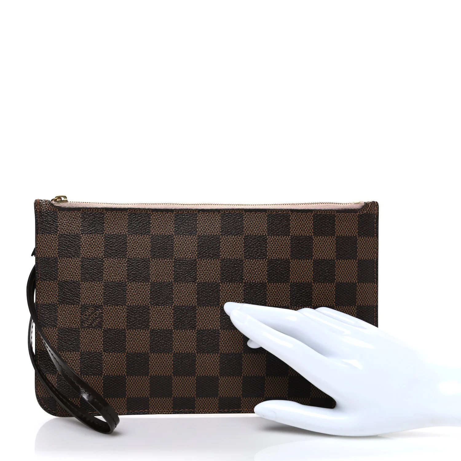 Damier Ebene Neverfull MM GM Pochette Rose Ballerine - Image 2