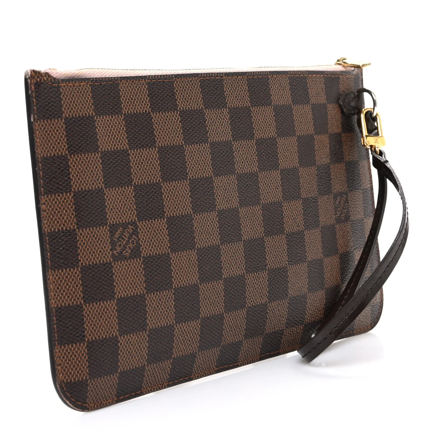 Damier Ebene Neverfull MM GM Pochette Rose Ballerine - Image 3