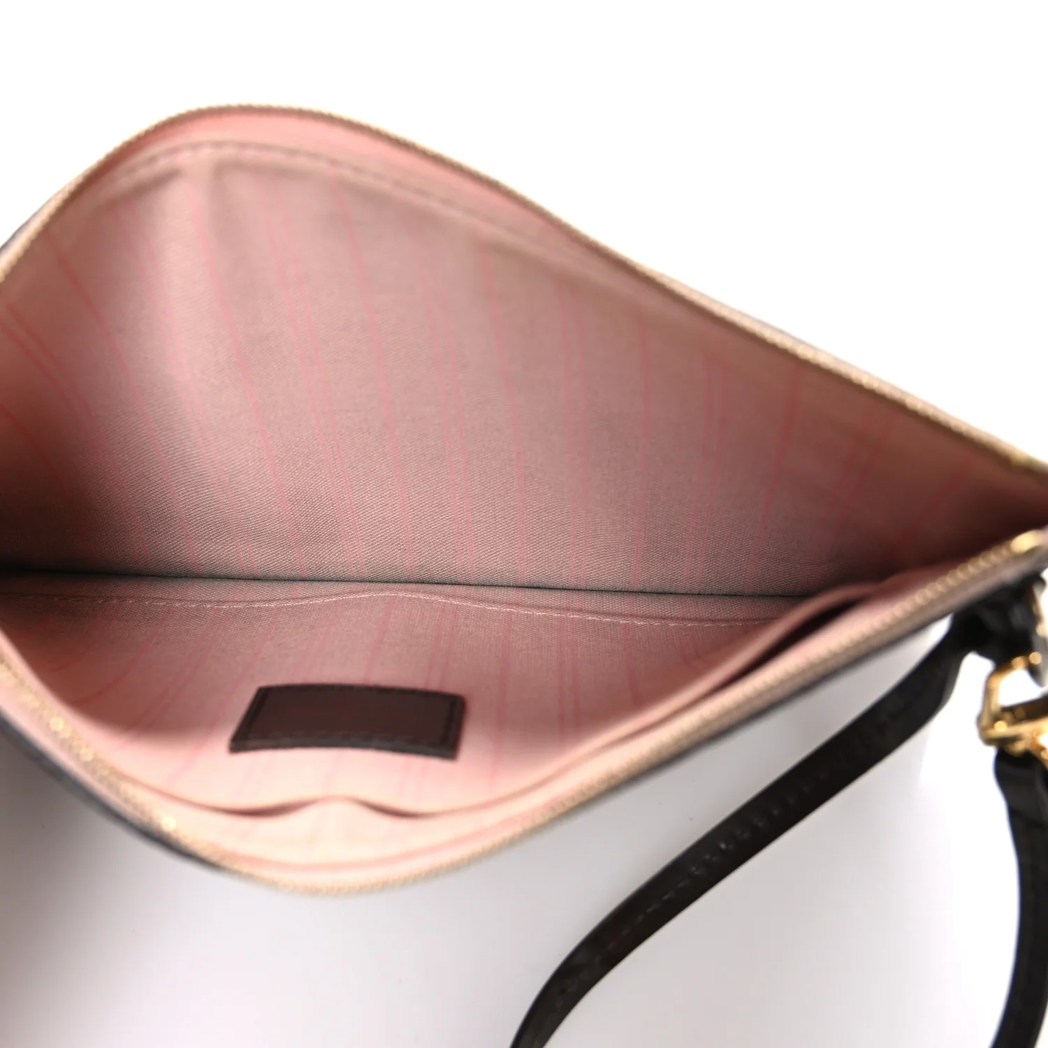 Damier Ebene Neverfull MM GM Pochette Rose Ballerine - Image 5