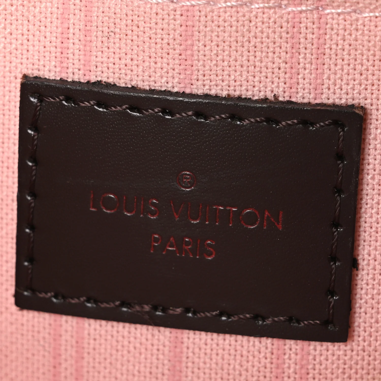 Damier Ebene Neverfull MM GM Pochette Rose Ballerine - Image 6