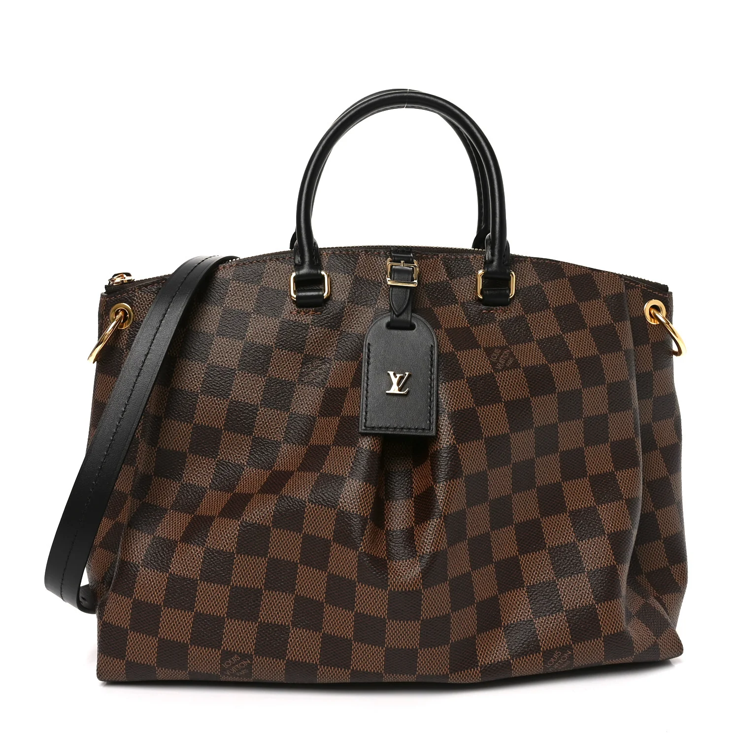 Damier Ebene Odeon Tote MM Black