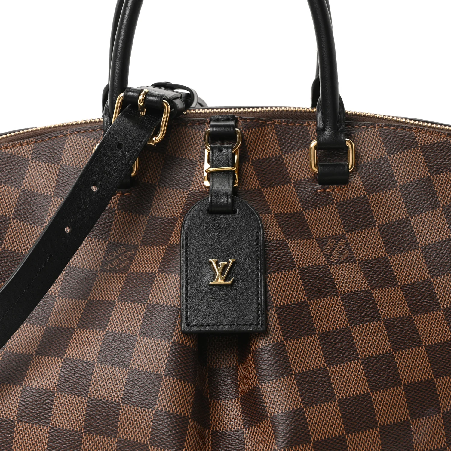 Damier Ebene Odeon Tote MM Black - Image 7