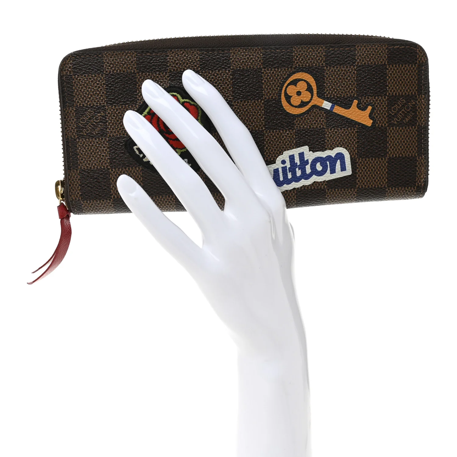 Damier Ebene Patches Clemence Wallet - Image 2