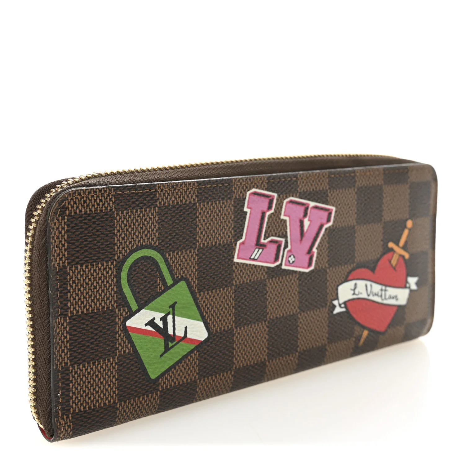 Damier Ebene Patches Clemence Wallet - Image 3