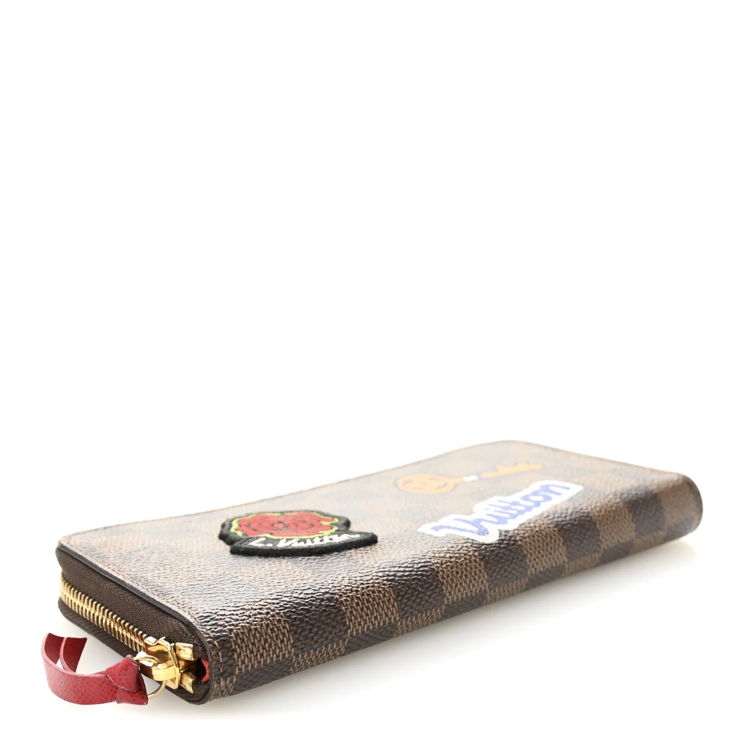 Damier Ebene Patches Clemence Wallet - Image 4