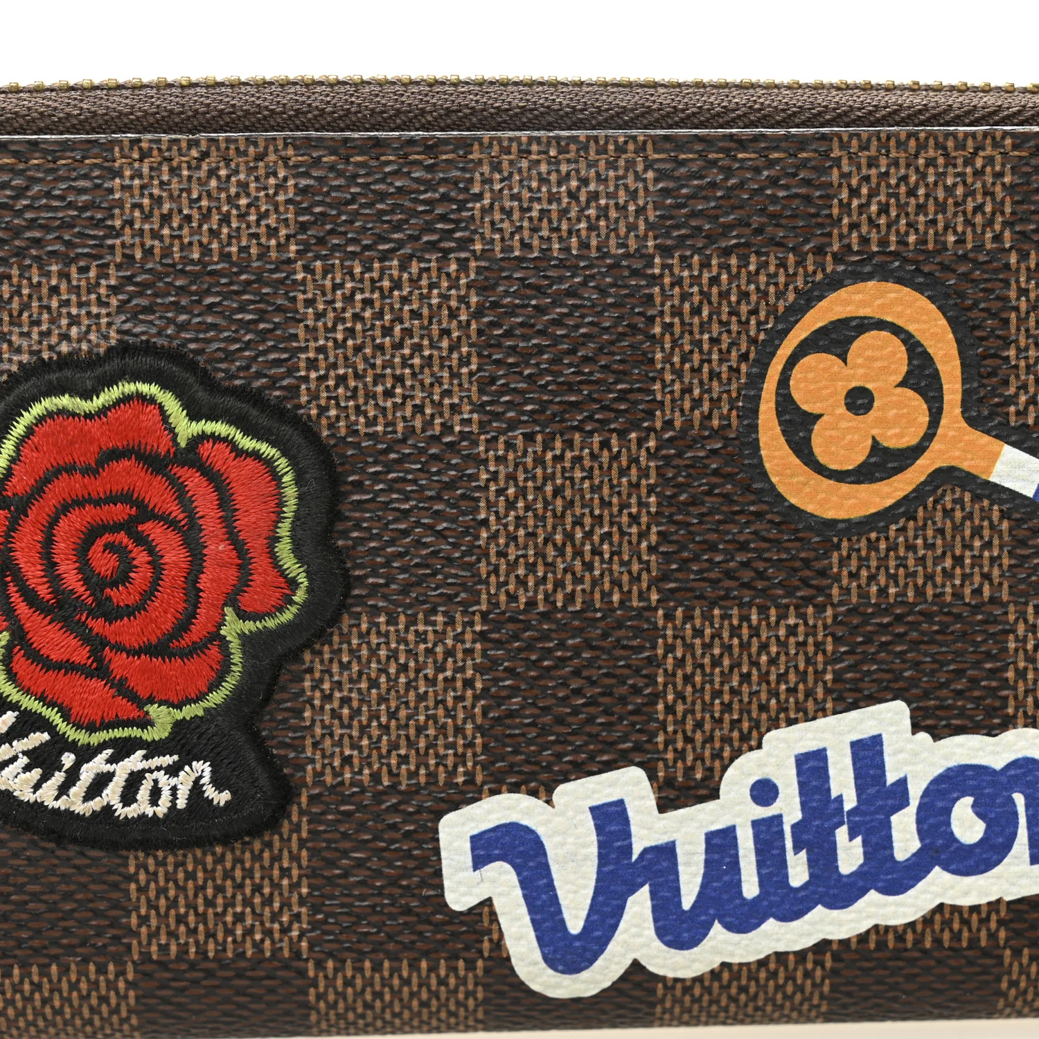 Damier Ebene Patches Clemence Wallet - Image 8