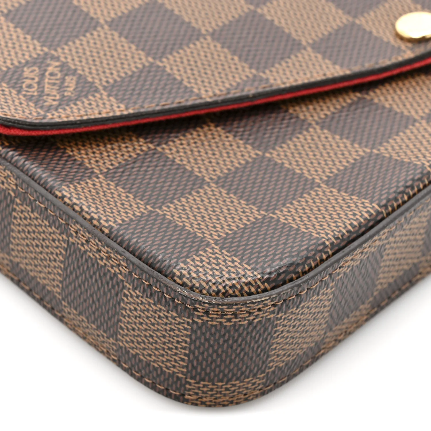 Damier Ebene Pochette Felicie Chain Wallet - Image 13
