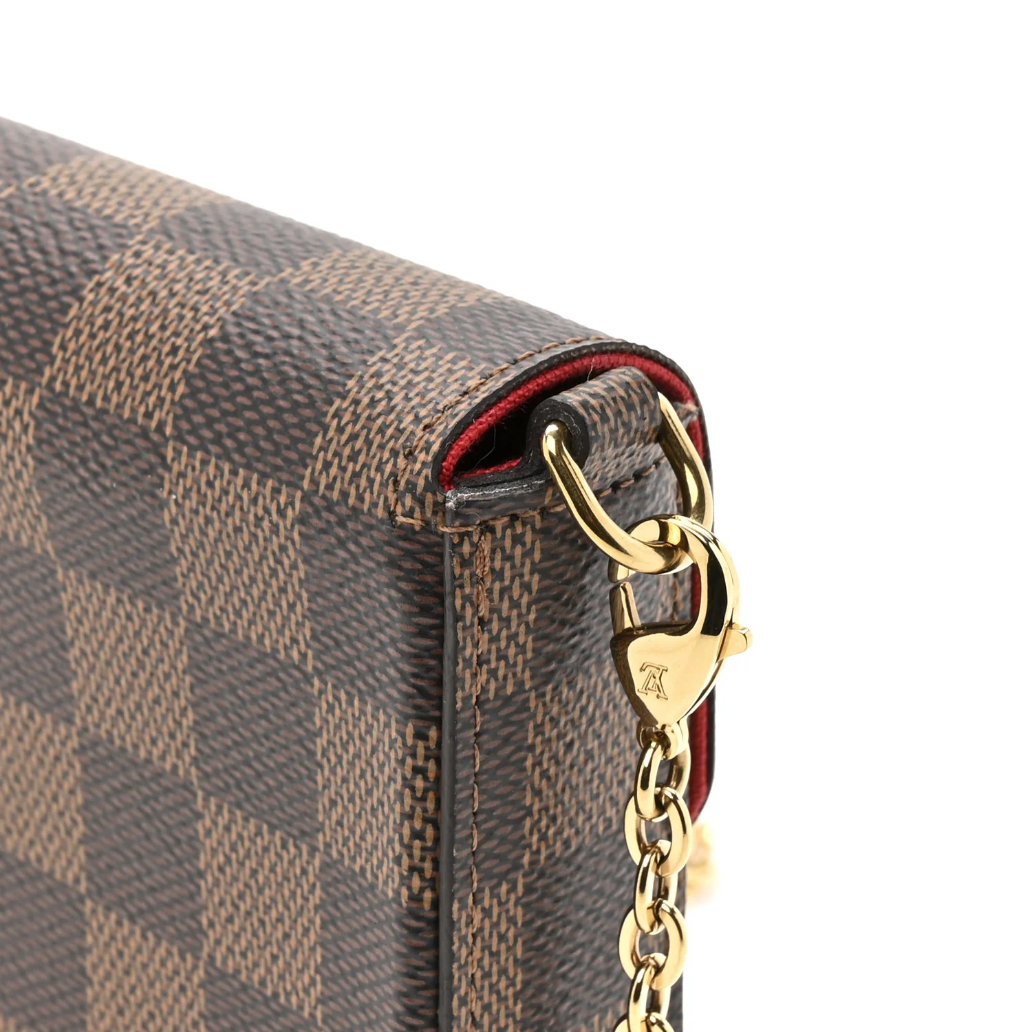 Damier Ebene Pochette Felicie Chain Wallet - Image 14