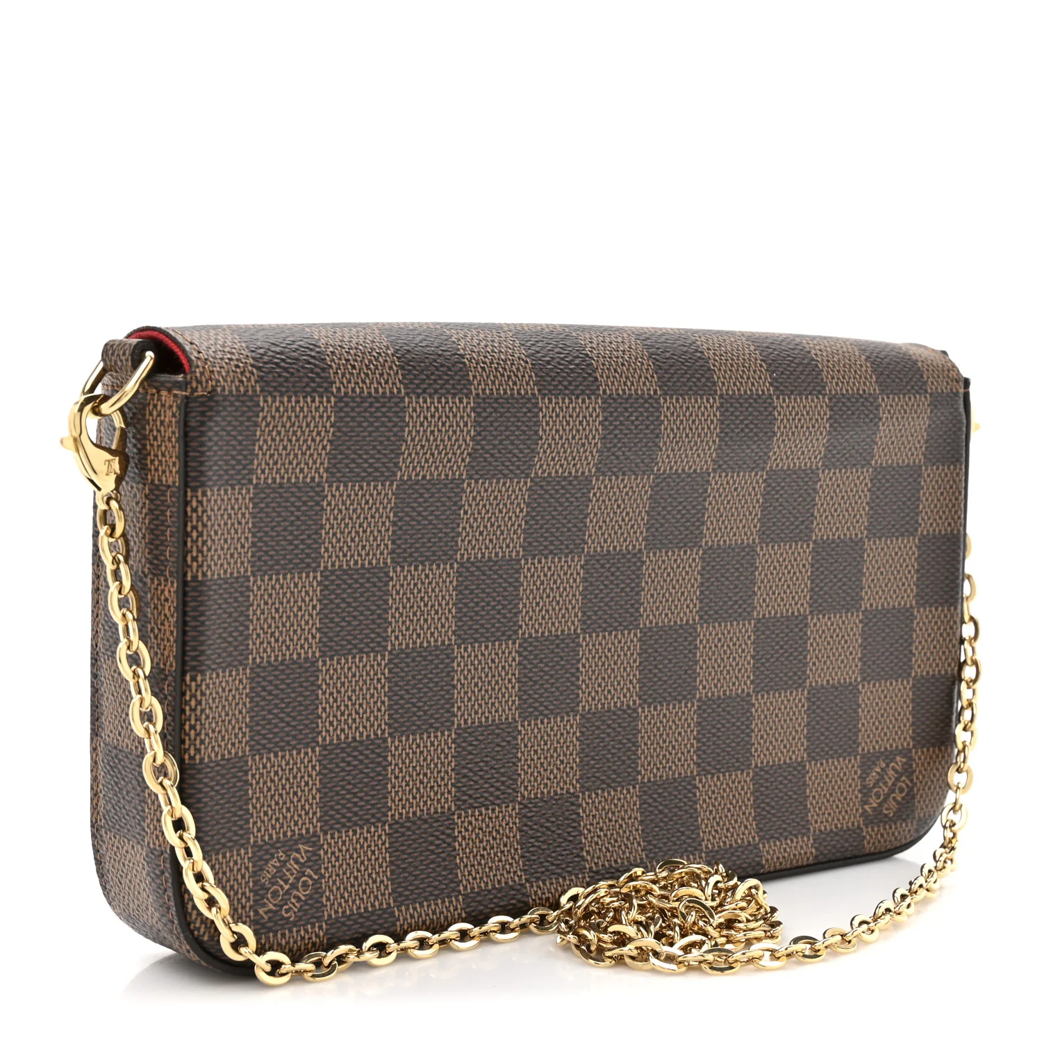 Damier Ebene Pochette Felicie Chain Wallet - Image 4