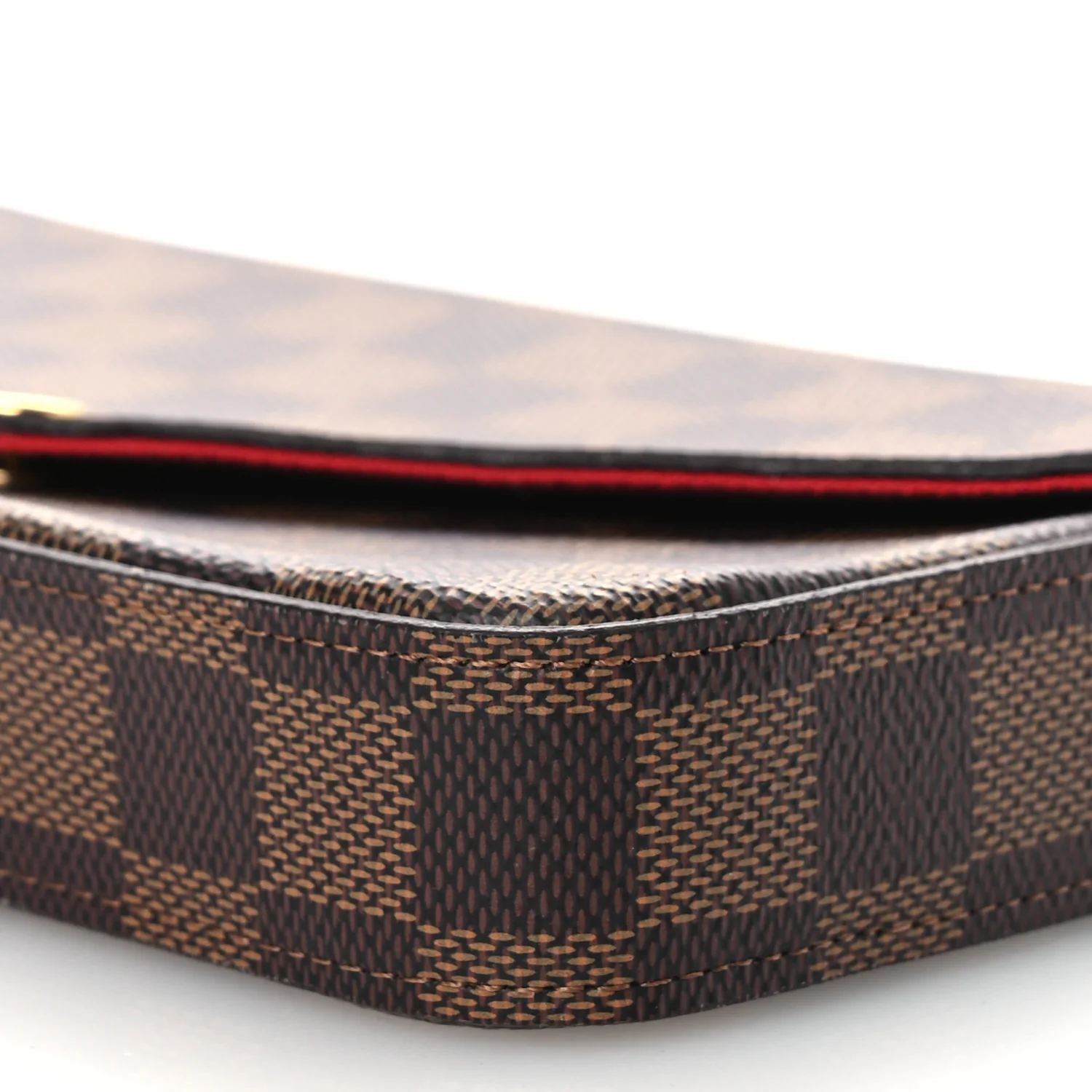 Damier Ebene Pochette Felicie Chain Wallet - Image 10