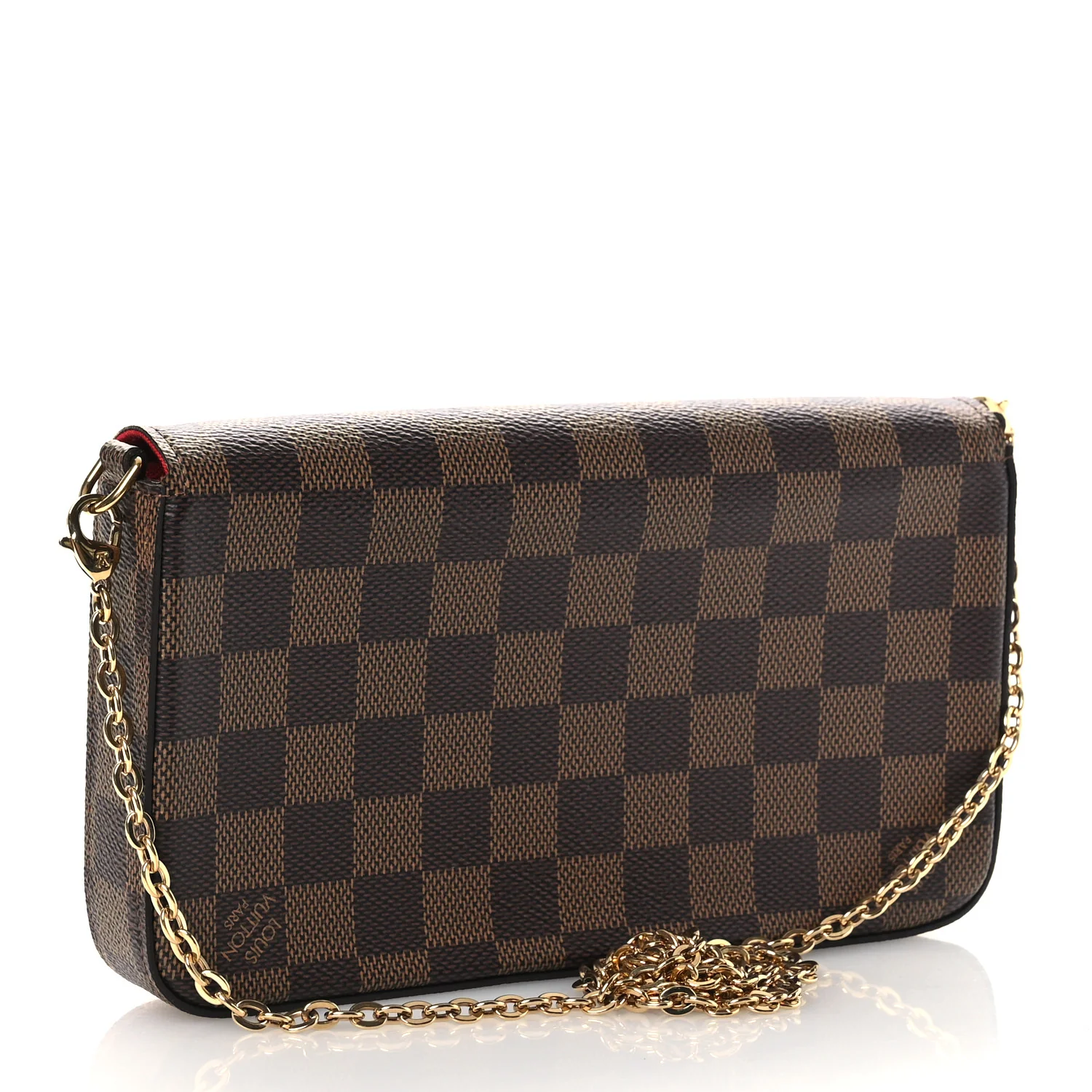 Damier Ebene Pochette Felicie Chain Wallet - Image 4