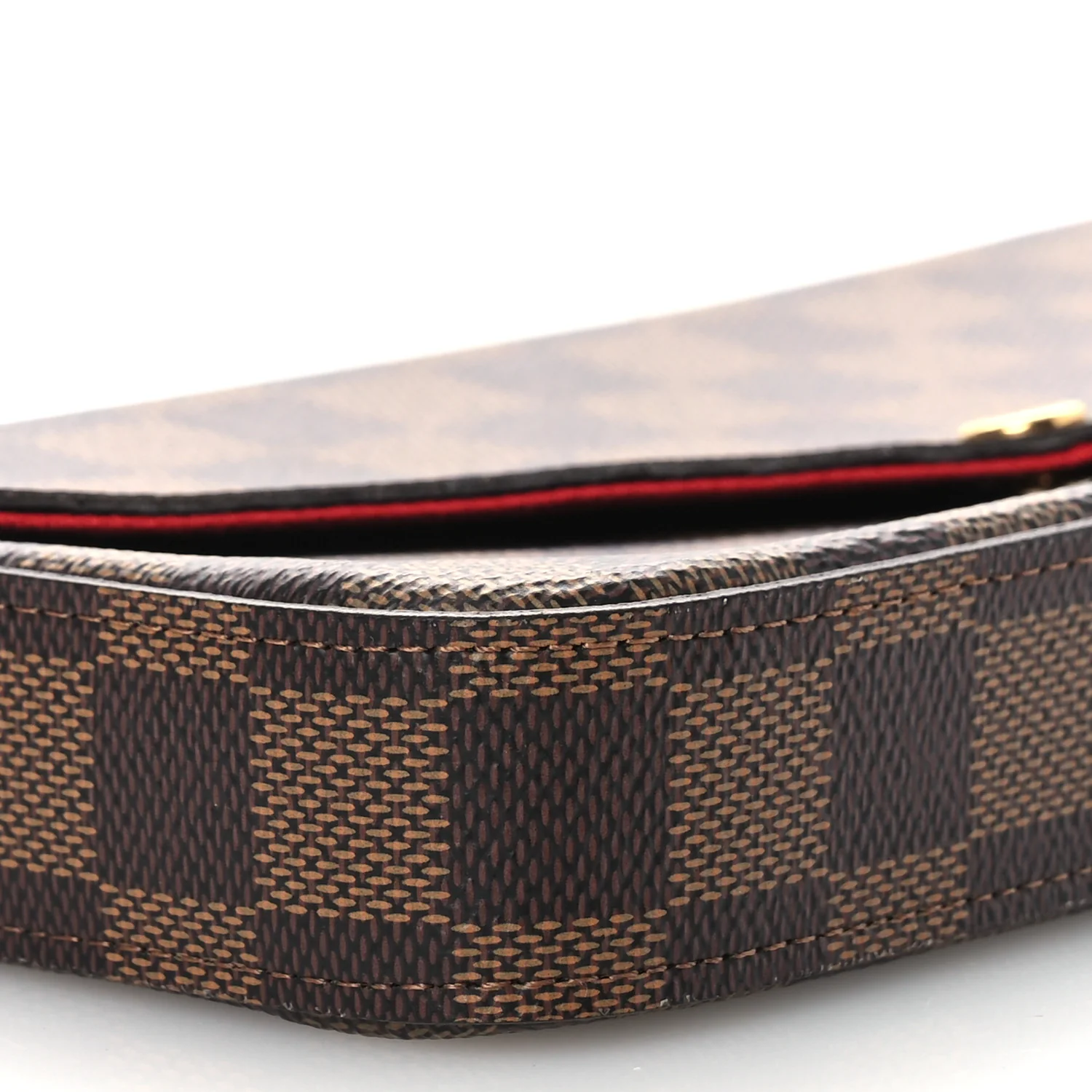 Damier Ebene Pochette Felicie Chain Wallet - Image 9