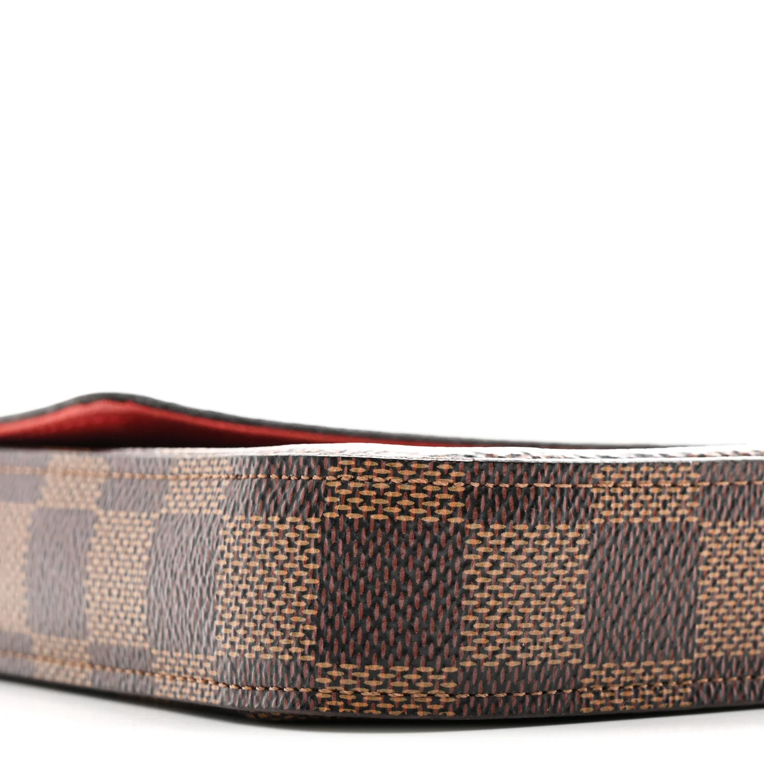 Damier Ebene Pochette Felicie Chain Wallet - Image 11