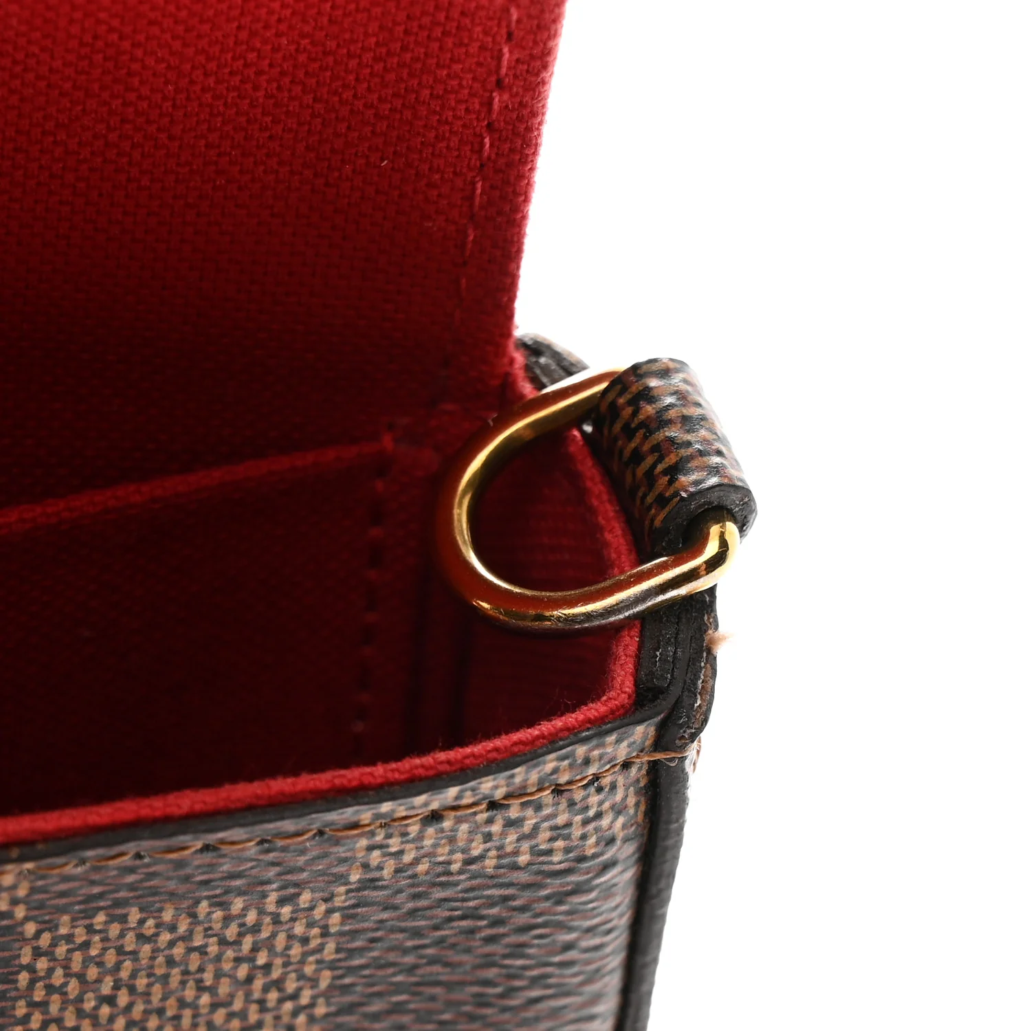 Damier Ebene Pochette Felicie Chain Wallet - Image 13