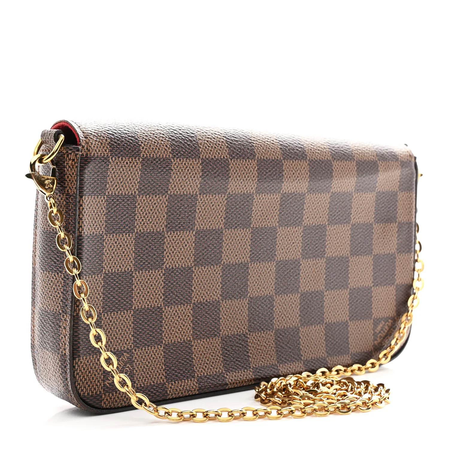 Damier Ebene Pochette Felicie Chain Wallet - Image 4