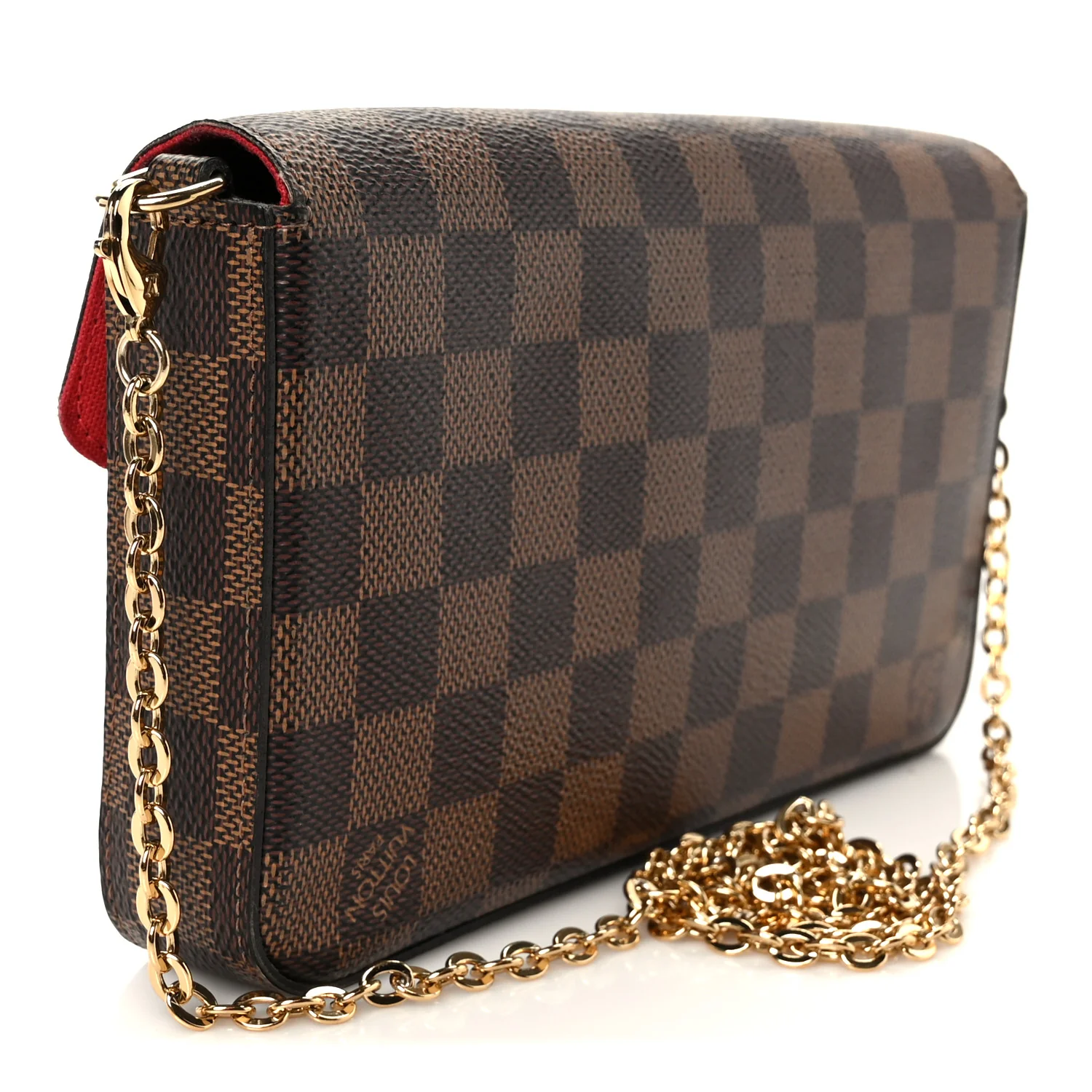 Damier Ebene Pochette Felicie Chain Wallet - Image 4