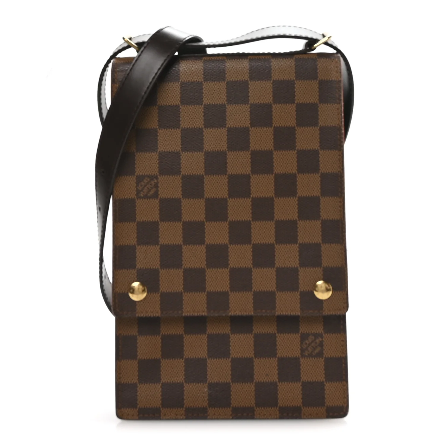 Damier Ebene Portobello Travel Shoulder Bag