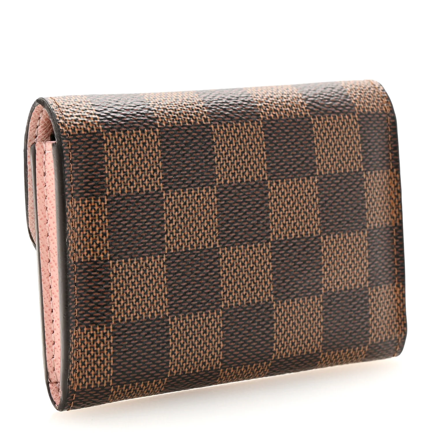 Damier Ebene Rosalie Coin Purse Rose Ballerine - Image 3
