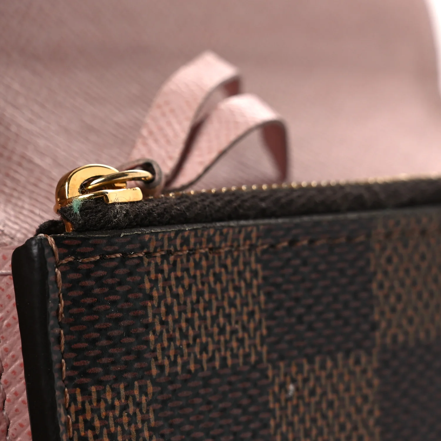 Damier Ebene Rosalie Coin Purse Rose Ballerine - Image 8
