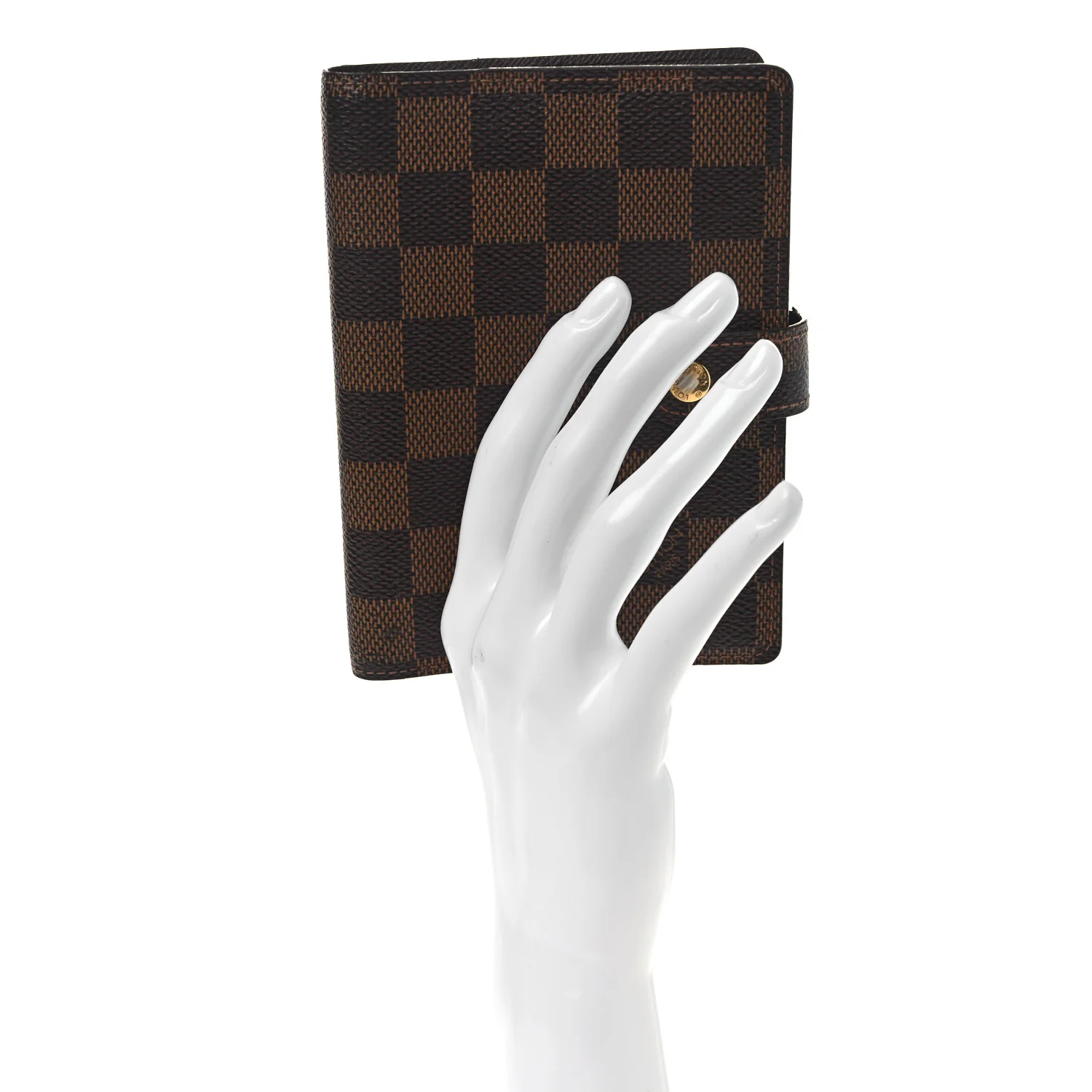 Damier Ebene Small Ring Agenda Cover - Image 2