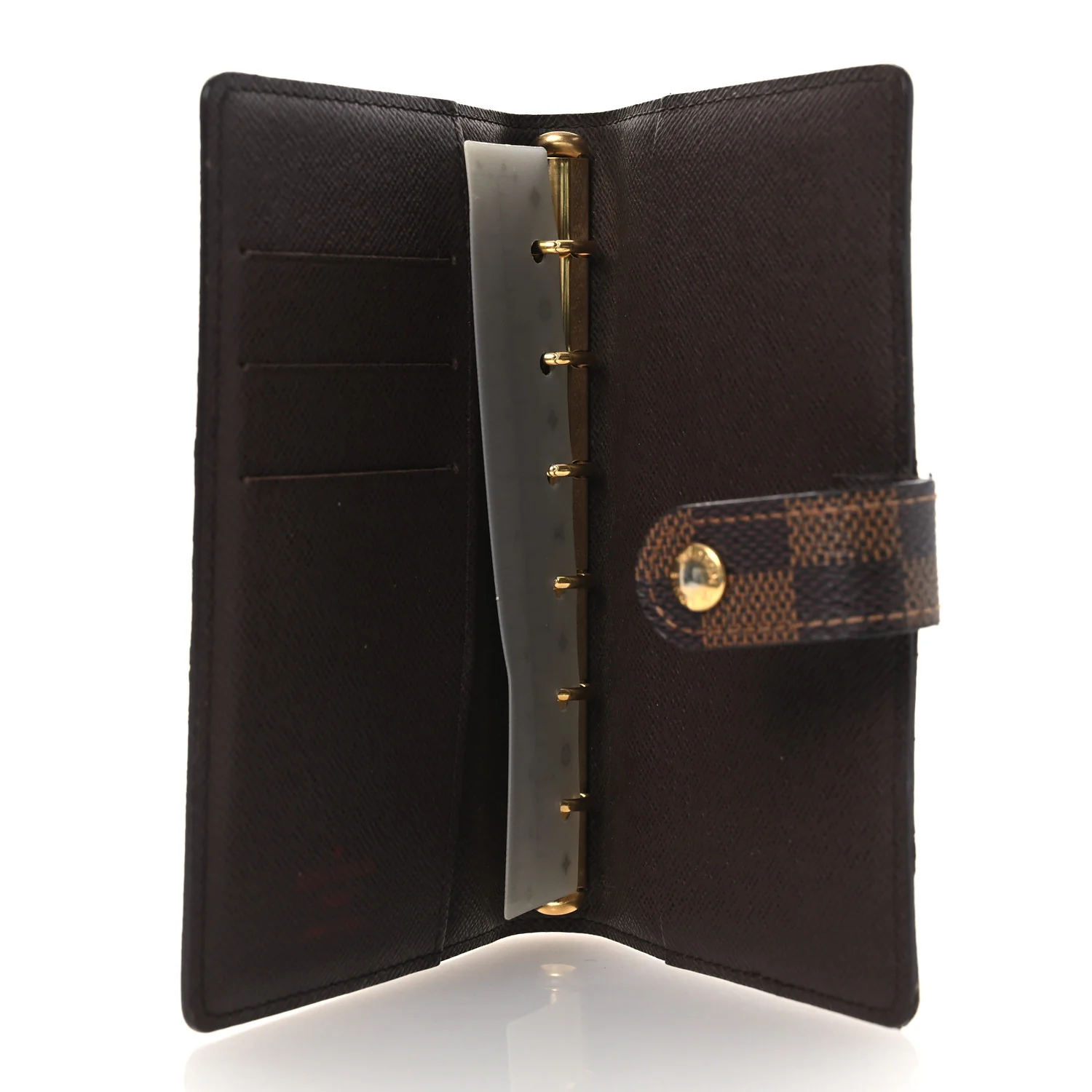 Damier Ebene Small Ring Agenda Cover - Image 5