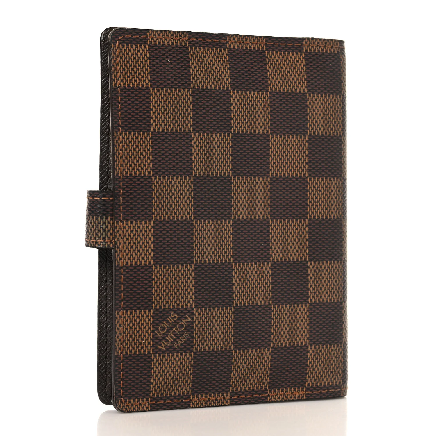 Damier Ebene Small Ring Agenda Cover - Image 3