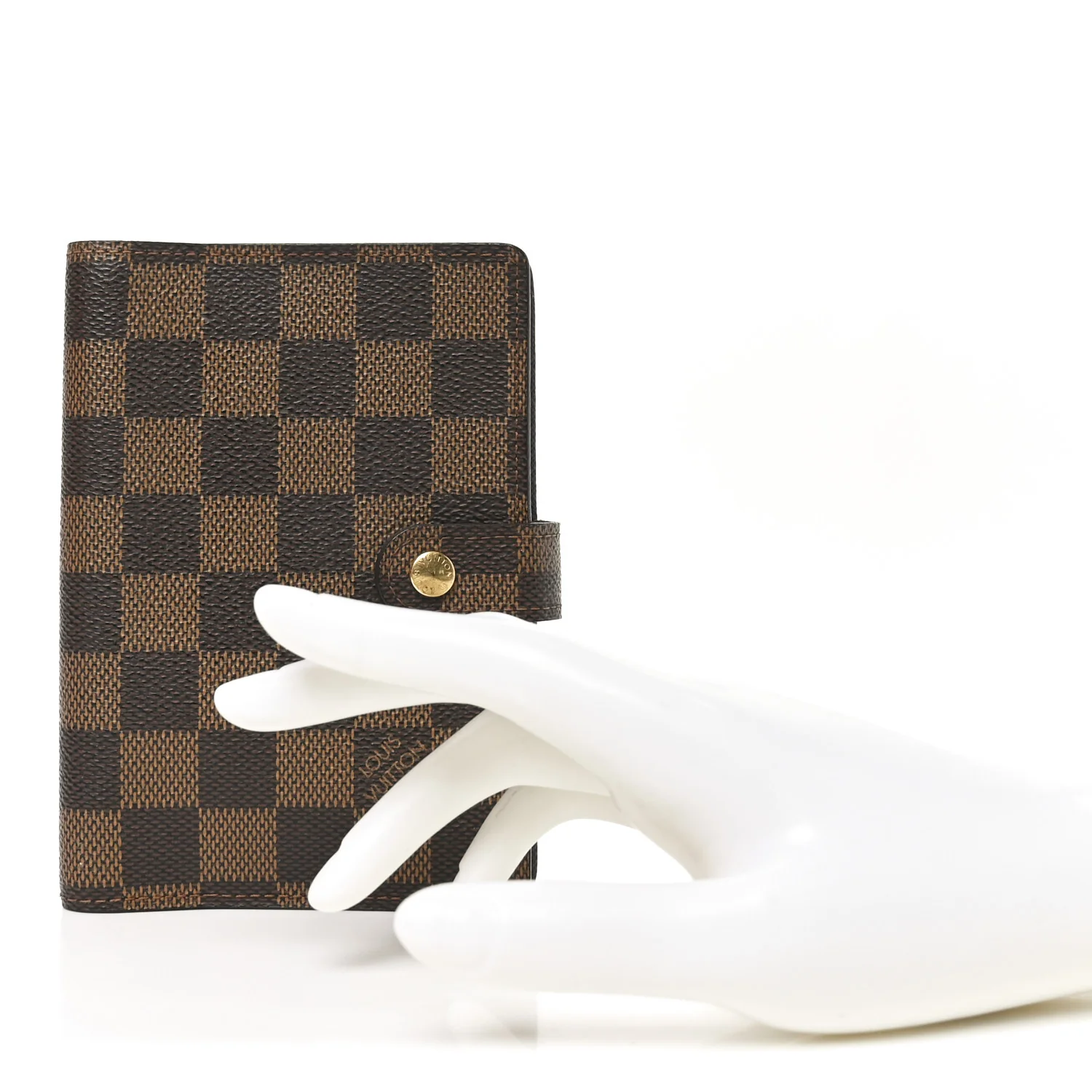 Damier Ebene Small Ring Agenda Cover - Image 2