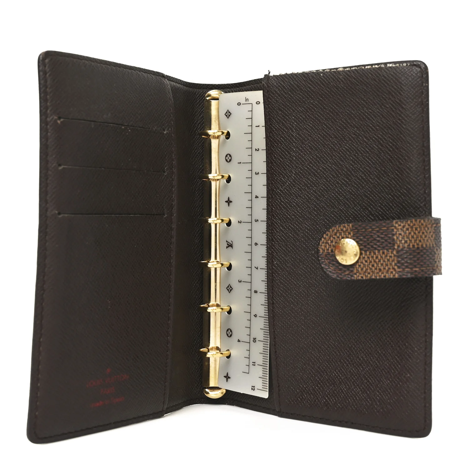 Damier Ebene Small Ring Agenda Cover - Image 5
