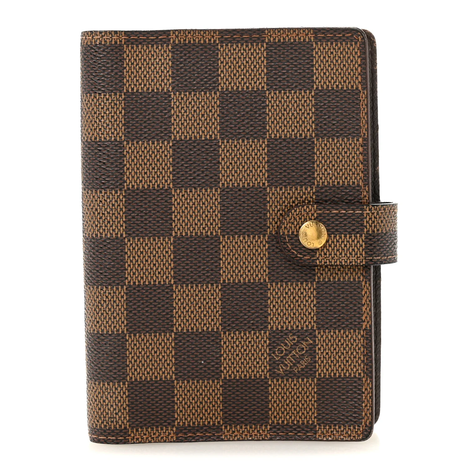Damier Ebene Small Ring Agenda Cover