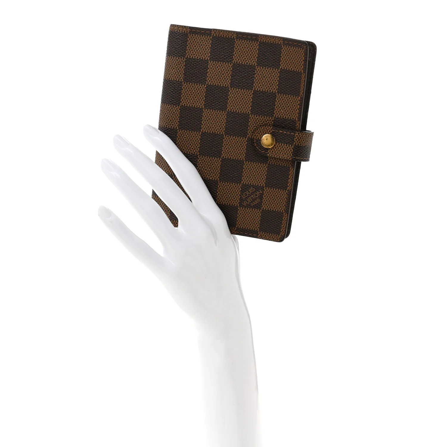 Damier Ebene Small Ring Agenda Cover - Image 2