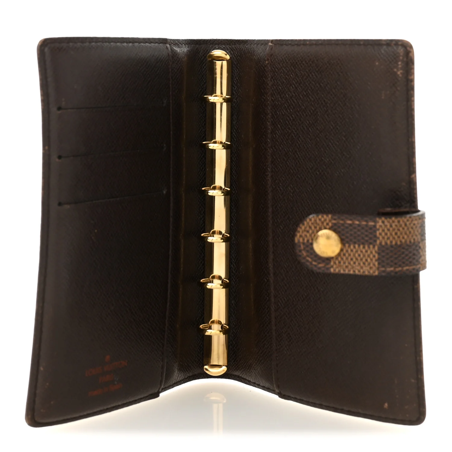 Damier Ebene Small Ring Agenda Cover - Image 5